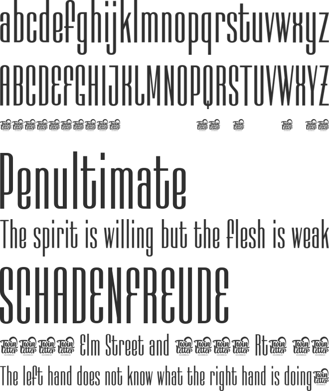 KABOORE font preview