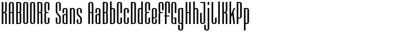 KABOORE Sans font