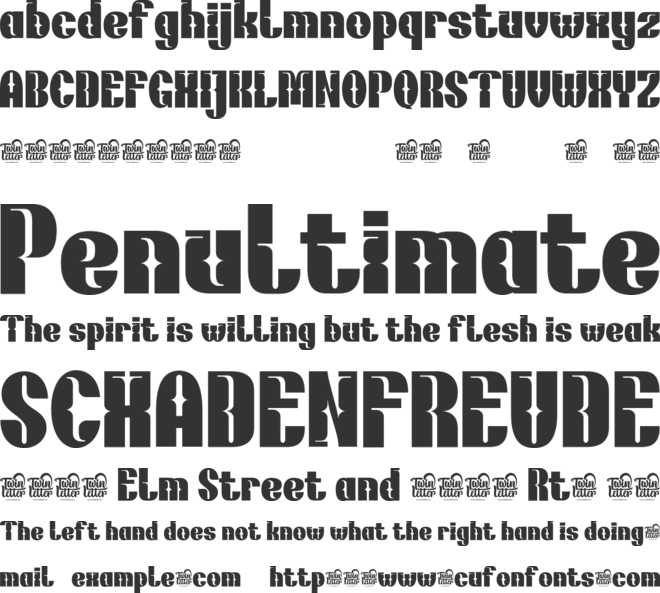 Bhikum trial font preview