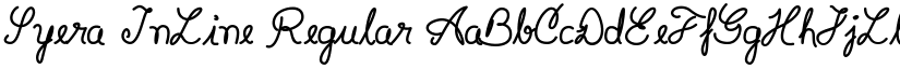 Syera InLine Regular font