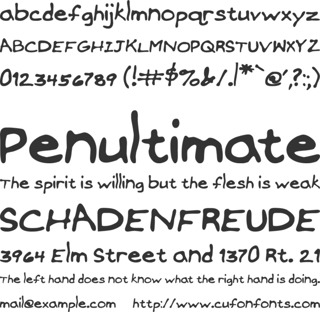 MTF Tamaras Husband font preview