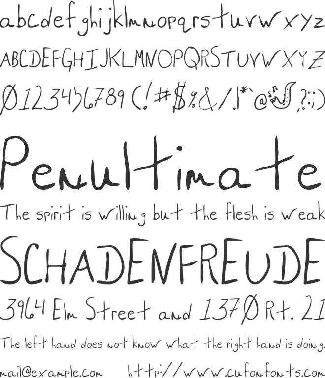 MTF Saxy font preview