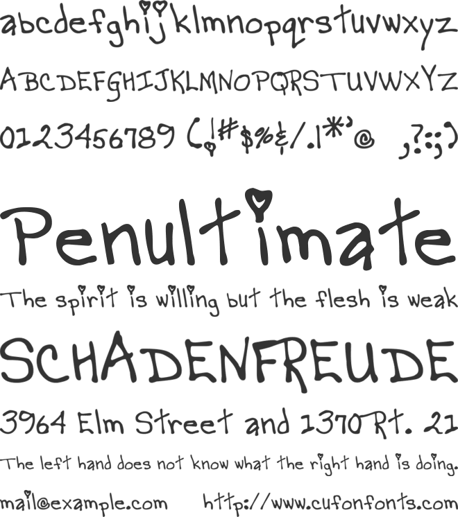 MTF Magical Marilyn font preview