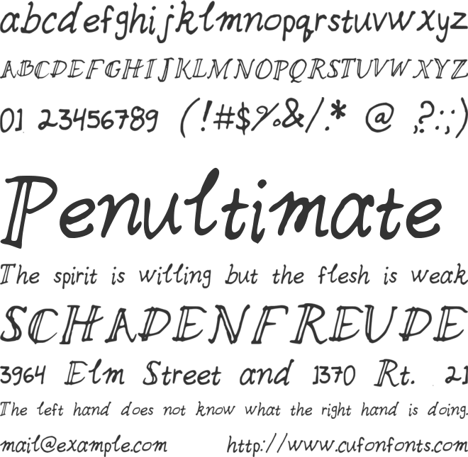 stripedsunshine font preview