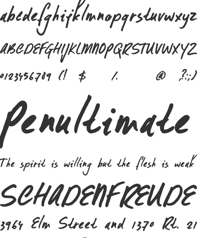 DK Formosa font preview