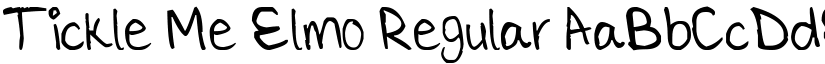 Tickle Me Elmo Regular font
