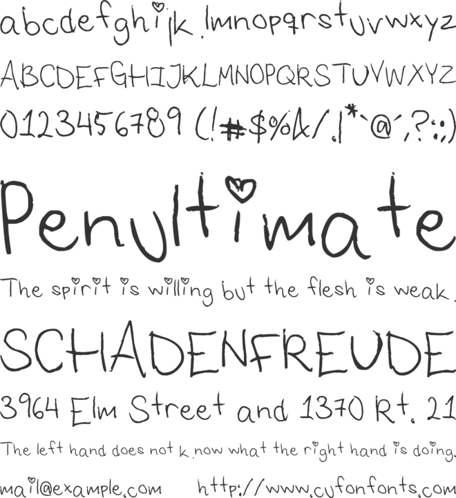 Saras Font 1 font preview