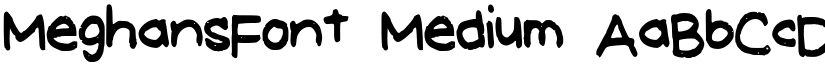 MeghansFont font download