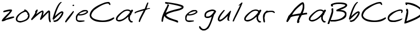 zombieCat font download