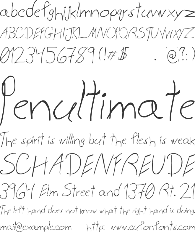 Daniel Sans font preview