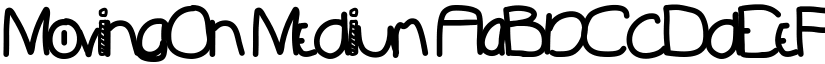 MovingOn Medium font
