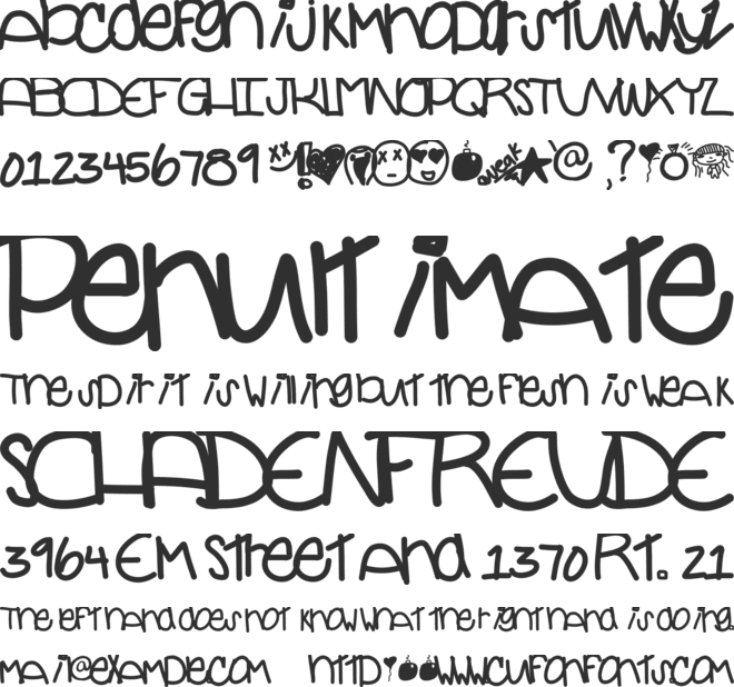 ForeverYours font preview