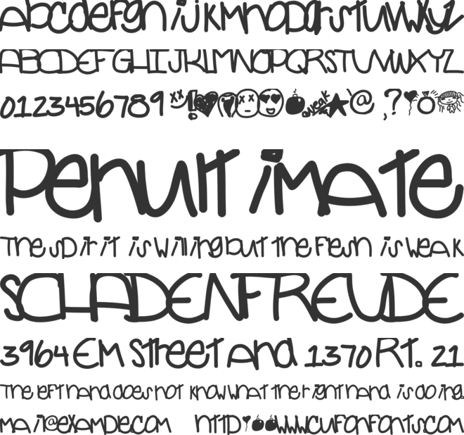 ForeverYours font preview