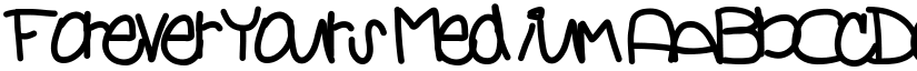 ForeverYours Medium font