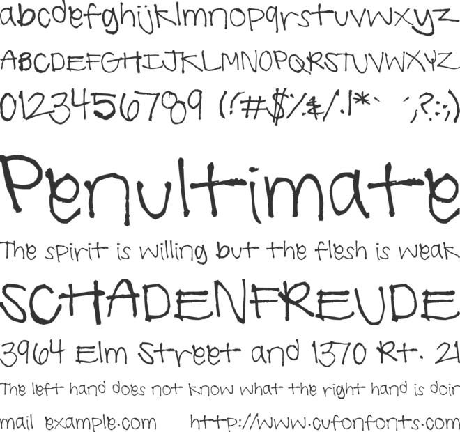 Summer Handwriting font preview