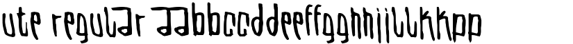 Ute font download