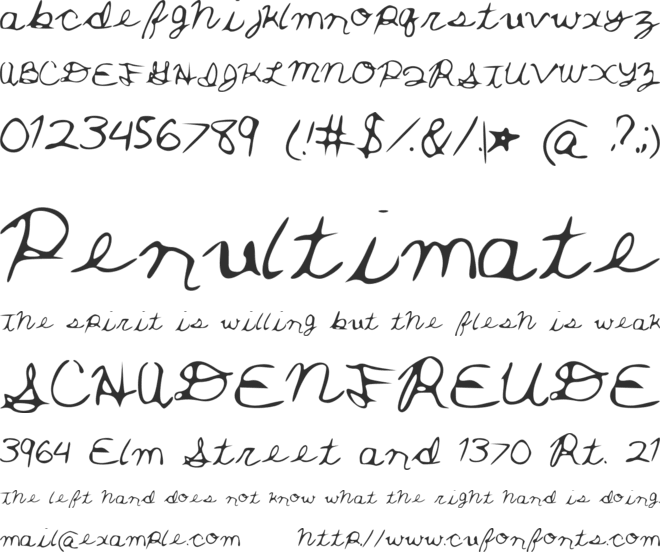 ThatsWhatHeSaid font preview