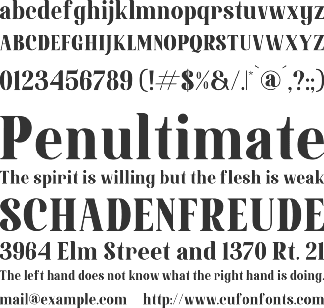 Quick Delight font preview