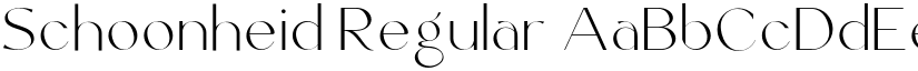 Schoonheid Regular font