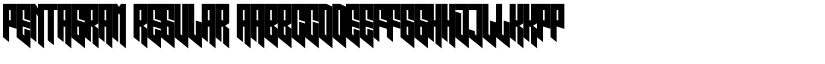 Pentagram Regular font