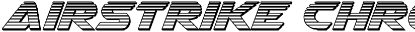 Airstrike Chrome Regular font