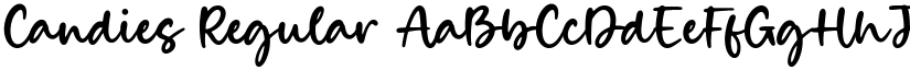 Candies Regular font