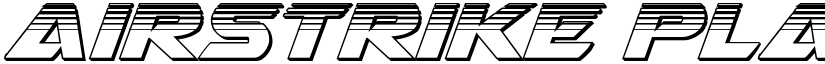 Airstrike Platinum Regular font