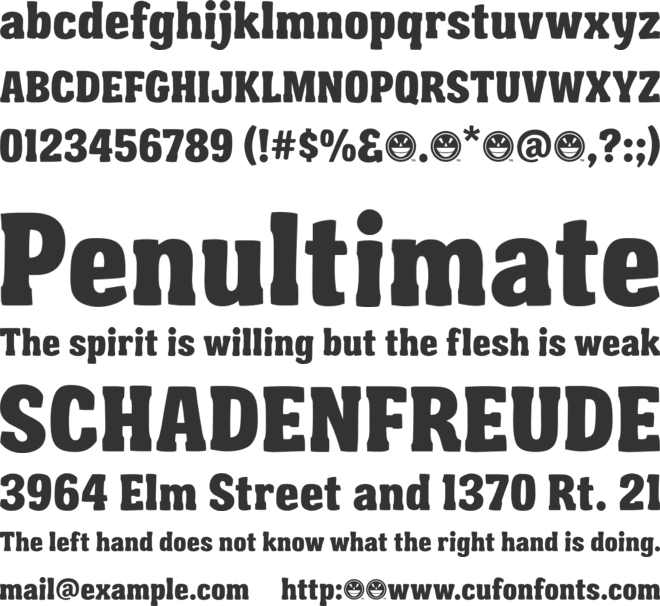 Garishing Worse font preview