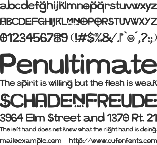 Futurafrica font preview