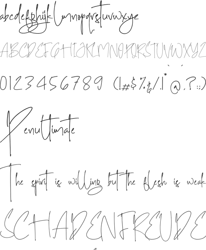 Glimpse Periyotman font preview