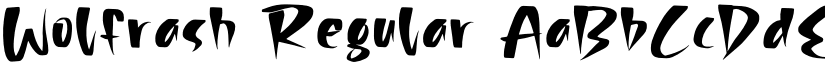Wolfrash font download