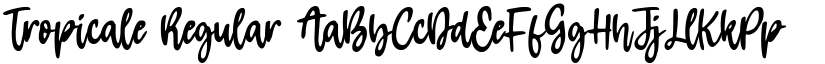 Tropicale font download