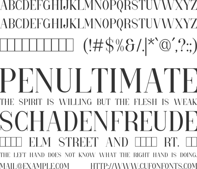 Pati font preview