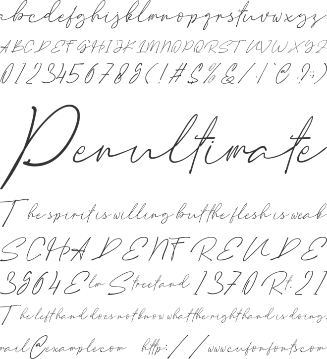 Khalista font preview