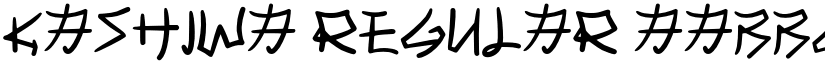 Kashiwa Regular font