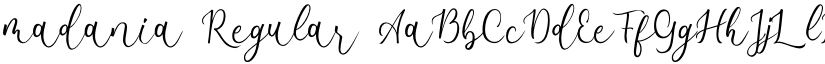 madania Regular font