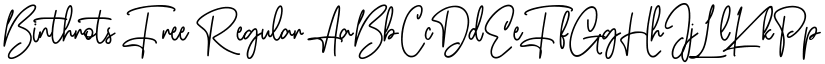 Binthrots Free font download