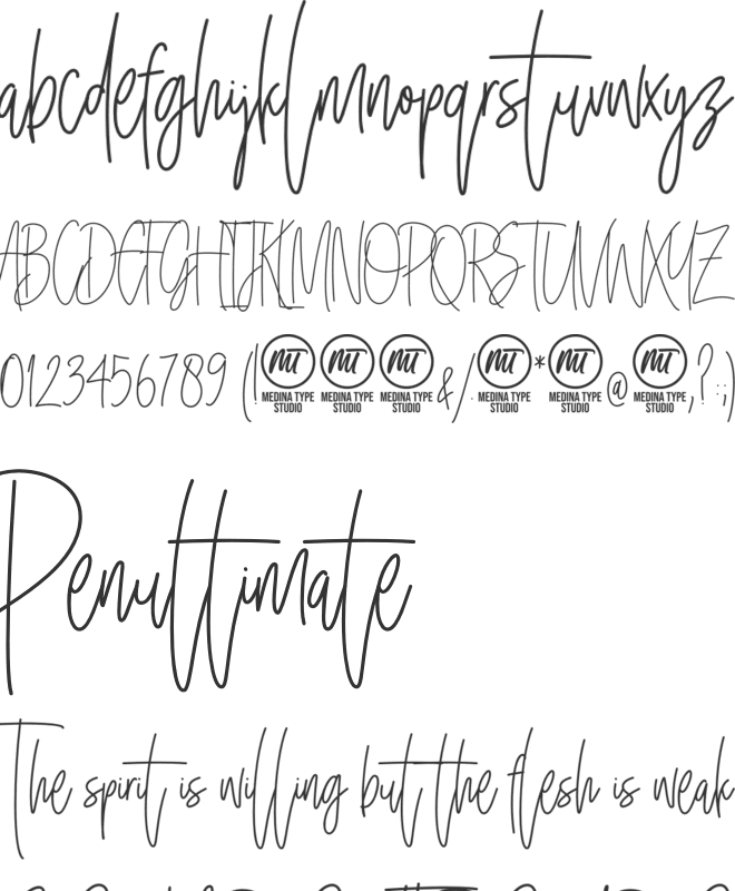 Dellicioust font preview