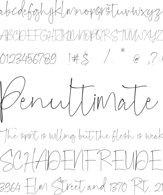 Halimpu font preview