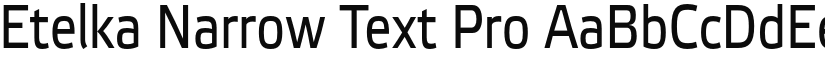 Etelka Narrow Text Pro font
