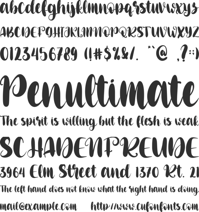 loving astrid-personal use font preview