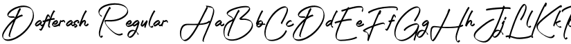 Dafterash Regular font