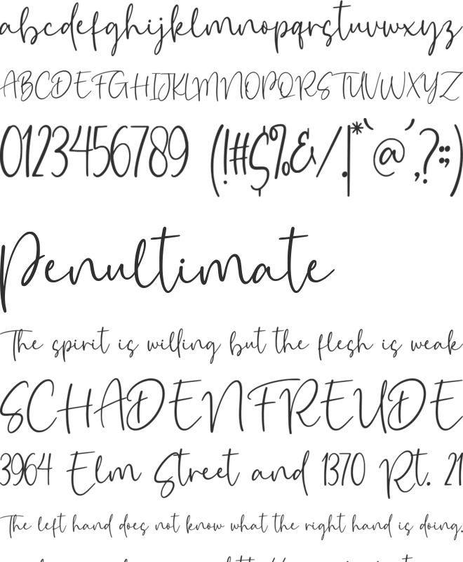 Brittannia Delimonthe font preview