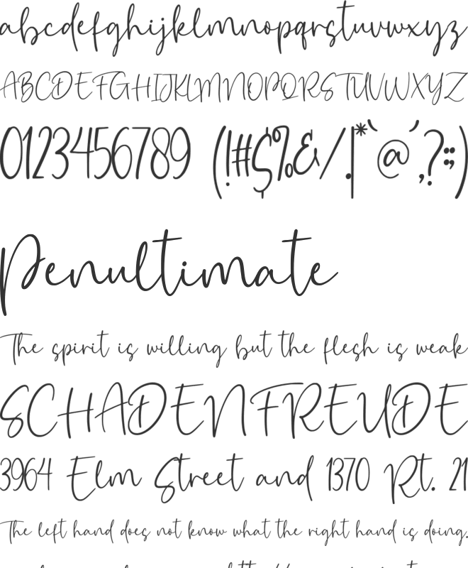 Brittannia Delimonthe font preview