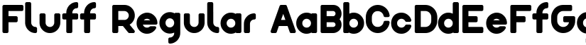 Fluff Regular font
