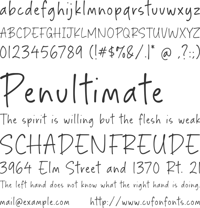 Black Mystique font preview