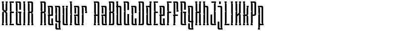 XEGIR Regular font
