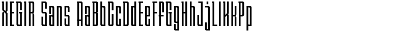 XEGIR Sans font