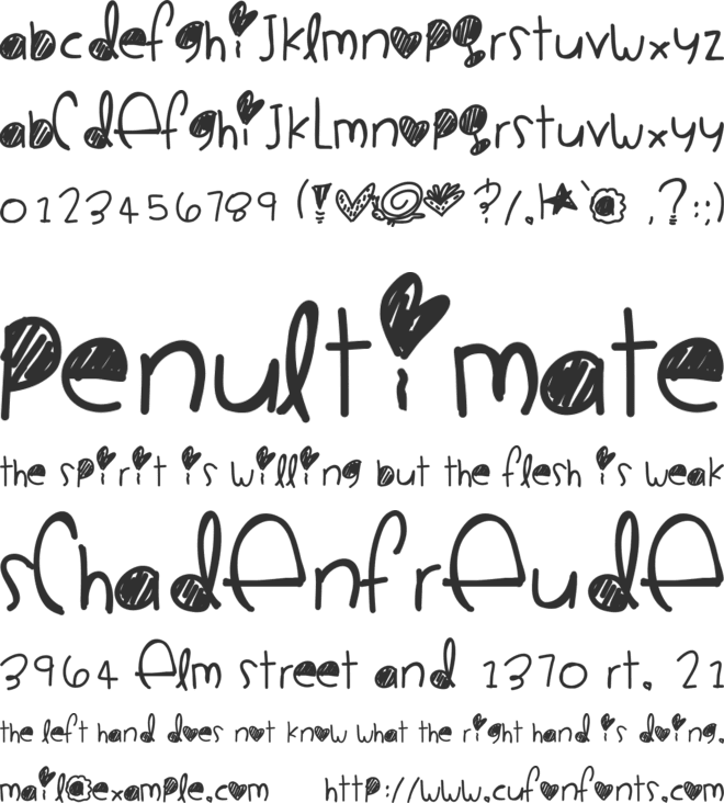 CookieMonster font preview