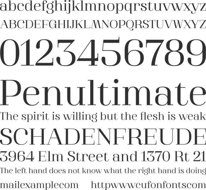 Athachantr Trial font preview